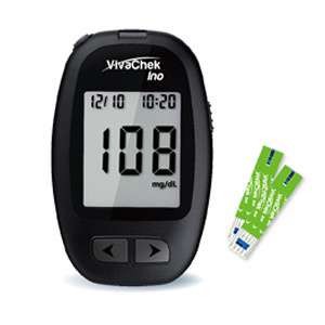 Glucosemeter vivackek ino - 25 lancetten en 25 teststrips